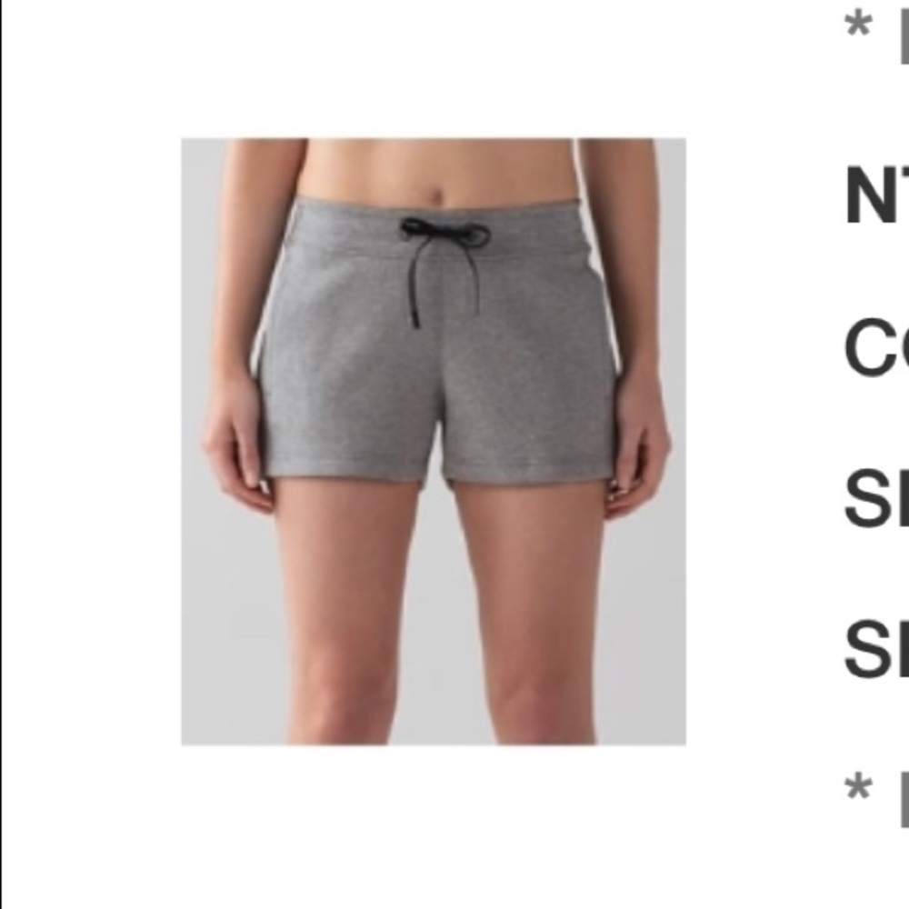 LULULEMON NTS SHORT *3"